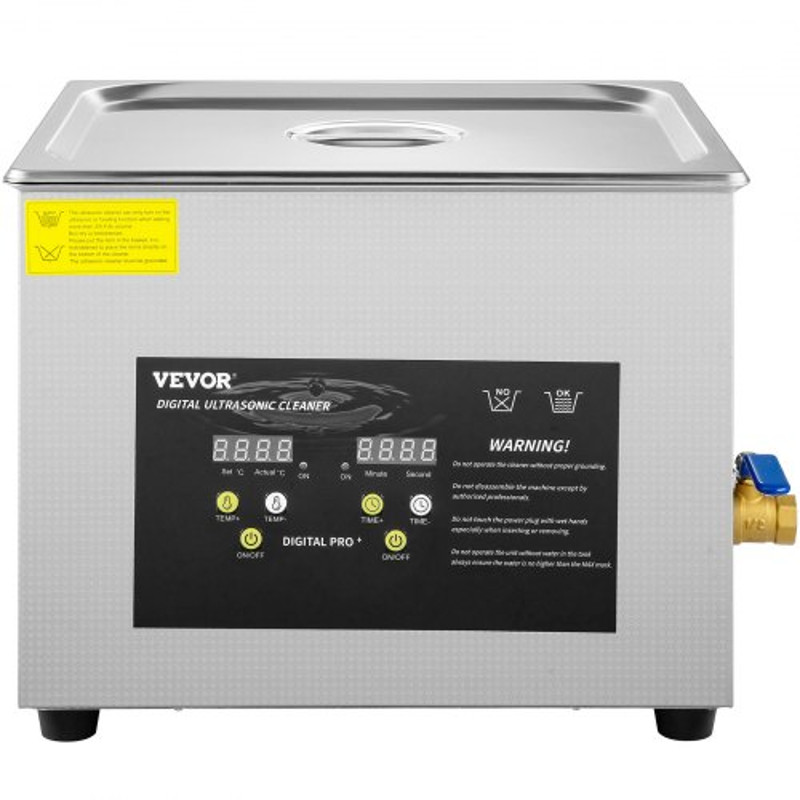 600W Ultrasonic Cleaner With Heater 15L Digital Professional Cleaning Machine For Jewelry Dental To 7