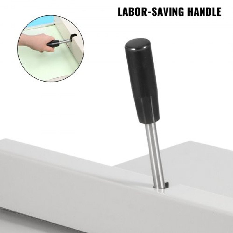 18" Manual Creasing Machine, Heavy Duty 460mm Paper Scorer for A4 Cards, High Gloss Covers & Booklets