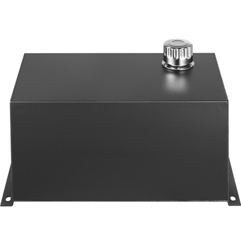 Heavy Duty Hydraulic Reservoir, Gallon Steel Fuel Transfer Tank with Strainer, Temp Gauge, Filter & Breather Cap