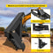 Backhoe Thumb, Heavy Duty Teeth Steel Excavator Thumb, Adjustable Weld-On & Bolt-On Claw Attachment for Tractors