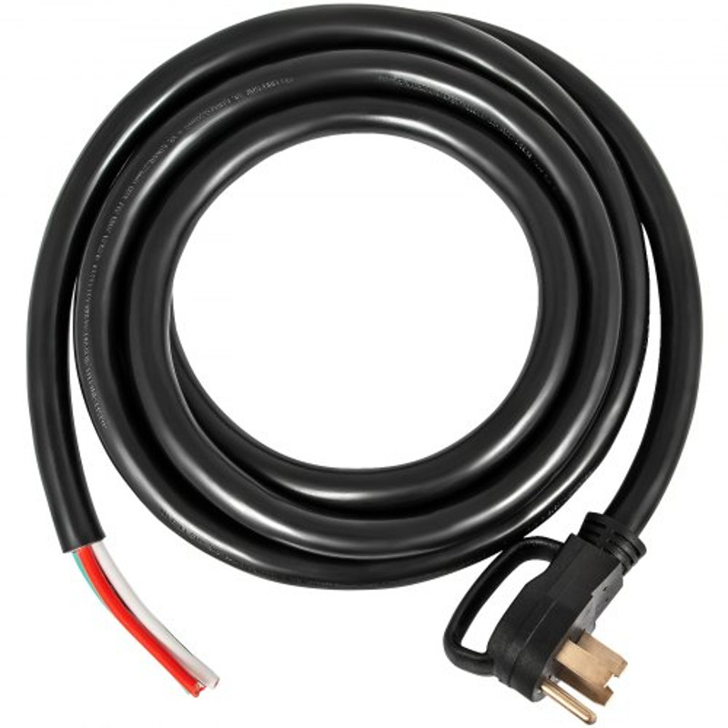Amp Generator Power Cord STW, RV Extension Cord NEMA Bare Wire for Portable Generator, Motorhome, Home Backup & Outdoor