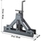 1-1/2" Tubing Rolling Bender, Manual Square & Rectangular Tube Bender for Mild Steel, Copper & Aluminum