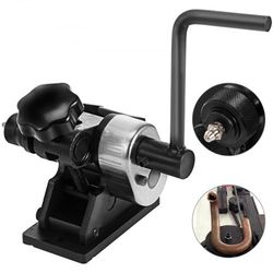 ring roller bender, 3in minimum ring size, hand crank metal bender for 1/4" round steel & 1"x3/16" flat steel