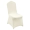 100Pack Ivory White Universal Fitted Chair Covers Stretch Spandex Slipcovers For Weddings Banquets 1