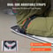 28 X 8 Stainless Steel Slider Knee Boards 2Pair Concrete Finishing Kneelers W Comfort Pads Straps 4