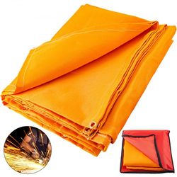 welding blanket, fiberglass fire retardant blanket, heavy-duty fireproof welding mat & thermal resistant insulation