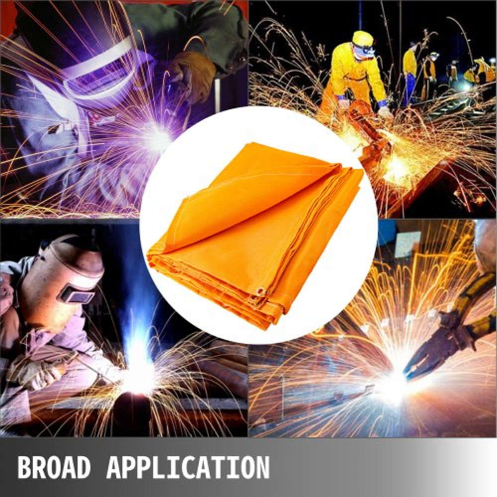 Welding Blanket, Fiberglass Fire Retardant Blanket, Heavy-Duty Fireproof Welding Mat & Thermal Resistant Insulation