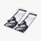 Stainless Steel Slider Knee Boards, Concrete Sliders Pair with Thick Knee Pads & Board Straps, Heavy-Duty Kneedboards