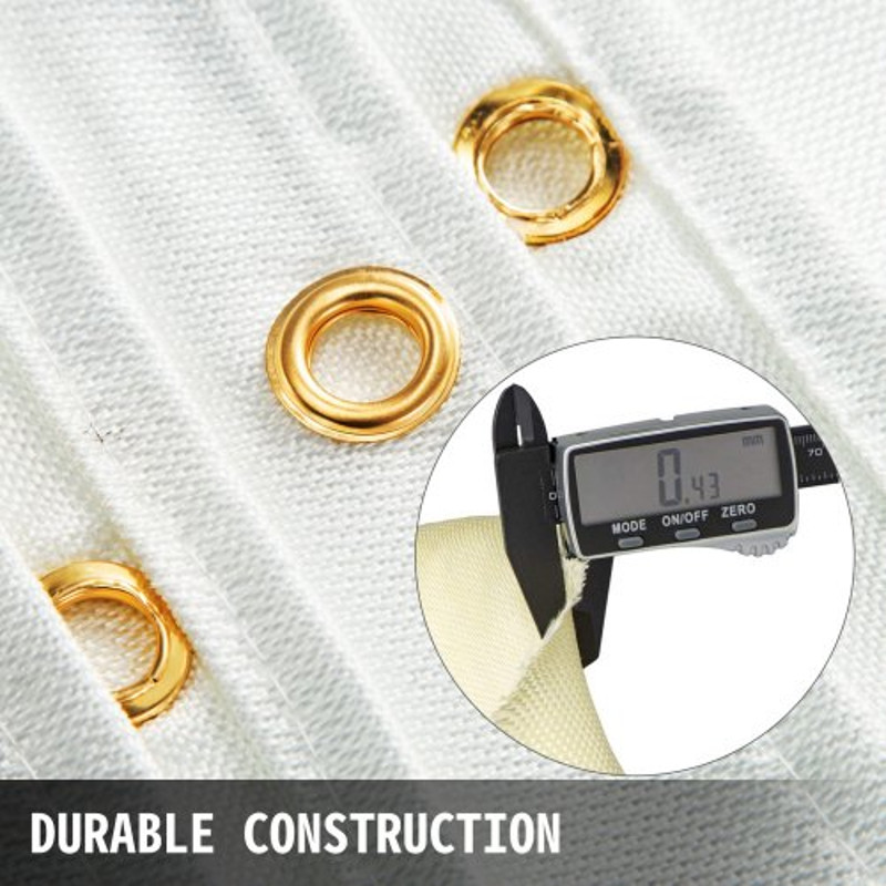 Welding Blanket White Fiberglass, Heavy-Duty Portable Fire Retardant Welding Mat, Thermal Resistant Insulation