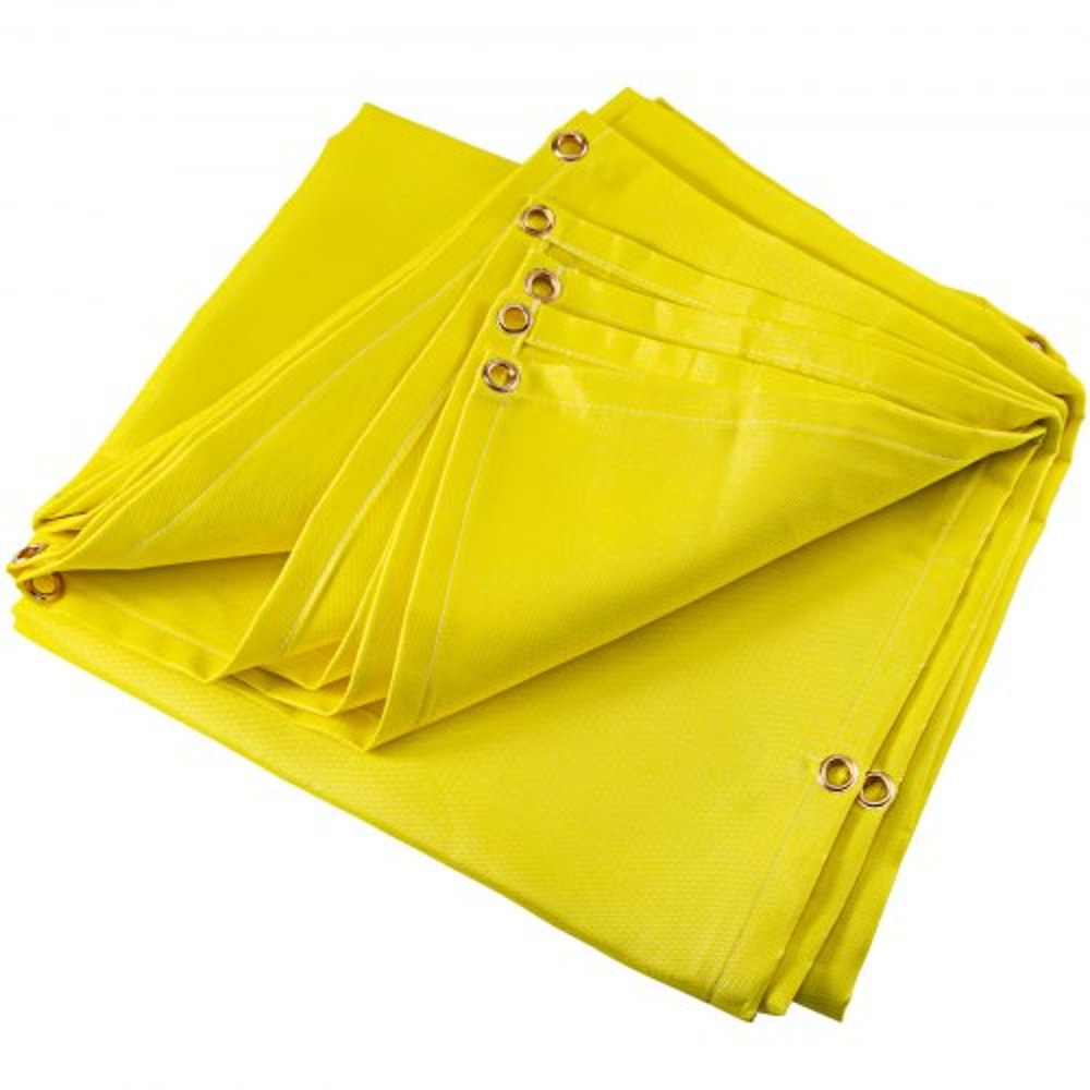Gold Fiberglass Welding Blanket, Fire Retardant Portable Welding Mat, Heat-Resistant Thermal Insulation Blank