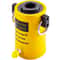 Hollow Hydraulic Cylinder Jack, Single Acting Hydraulic Ram with 50mm Stroke, Industrial Lifting Cylinder for Welders