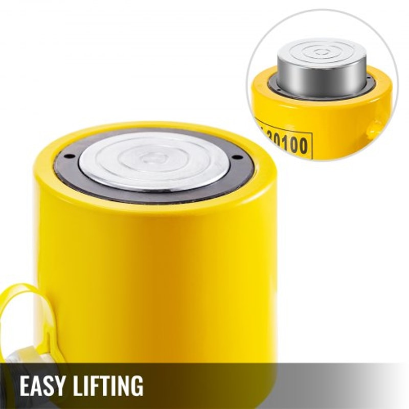 Stroke Single Acting Hydraulic Cylinder Jack Ram., Heavy-Duty Hydraulic Lifting Jack for Industrial & Automotive Use