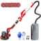 Electric Drywall Sander, Foldable Sheetrock Sander with Adjustable Handle, Speed Control, LED Light, Vacuum Bag