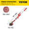 Electric Drywall Sander, Foldable Sheetrock Sander with Adjustable Handle, Speed Control, LED Light, Vacuum Bag