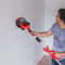 Electric Drywall Sander, Foldable Sheetrock Sander with Adjustable Handle, Speed Control, LED Light, Vacuum Bag