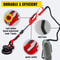 Electric Drywall Sander with LED Strip Light, Foldable Sheetrock Sander with Vacuum Bag, Variable Speed & Telescopic