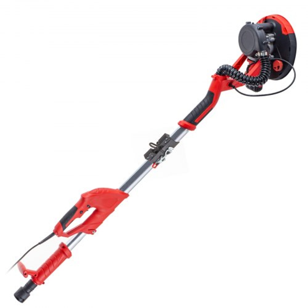 Electric Sander Variable Speed, Foldable Drywall Sander with Telescope Handle, Sanding Discs & Dust-Free Vacuum Bag