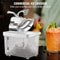 Commercial Ice Crusher, Electric Snow Cone Machine with Dual Blades, Stainless Steel Shaved Ice Machine for Restaurants