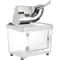 Commercial Ice Crusher, Electric Snow Cone Machine with Dual Blades, Stainless Steel Shaved Ice Machine for Restaurants