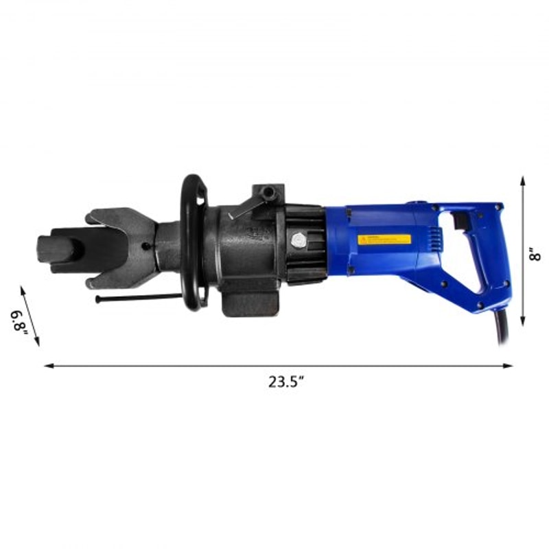 Hydraulic Electric Hand Held Rebar Bender, High-Power Bending Machine for Steel Rods, Rebar, and Construction Projects