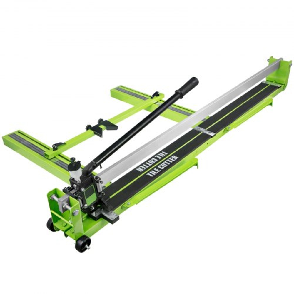 Manual Tile Cutter Hand Tool, Heavy-Duty Tile Cutting Machine w/ Laser Guide & Spare Cutter, Precision Porcelain Ceramic