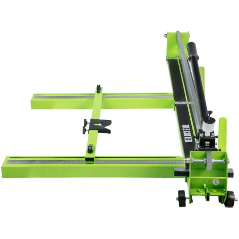 Manual Tile Cutter Hand Tool, Heavy-Duty Tile Cutting Machine w/ Laser Guide & Spare Cutter, Precision Porcelain Ceramic