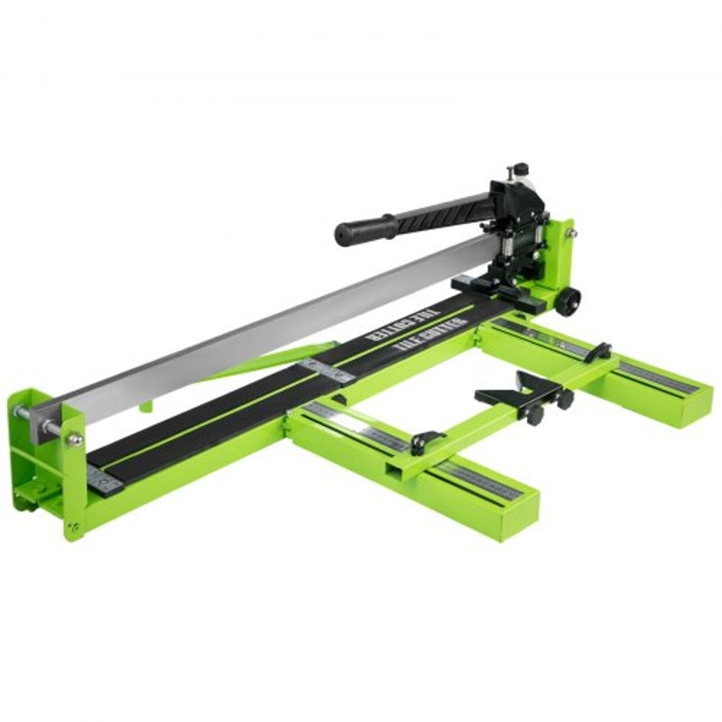 Tile Cutter Manual Tile Cutting Machine, All-Steel Frame Porcelain Ceramic Tile Cutter w/ Laser Guide, Bonus Cutter