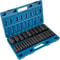1/2" Drive Impact Socket Set, 26-Piece Metric Deep 6-Point Sockets (10mm-36mm) - Cr-V Alloy Steel with Storage Cage
