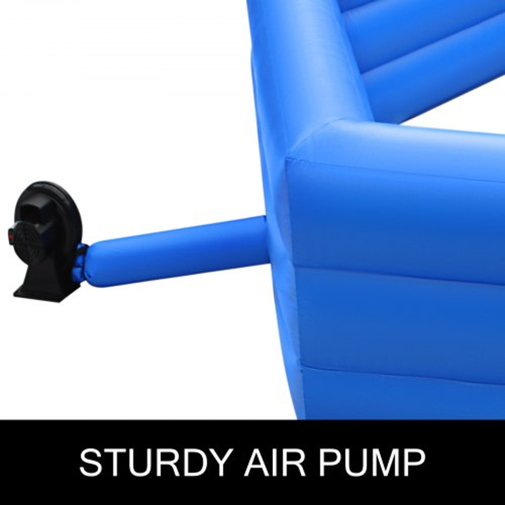 15 ft Inflatable Gaga Ball Pit with Electric Air Pump, Fast-Setup Gagaball Court for Outdoor & Indoor Family Fun