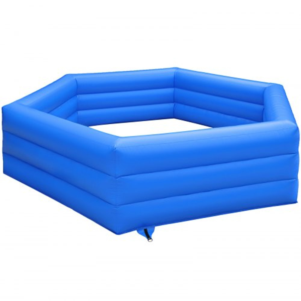 15 ft Inflatable Gaga Ball Pit with Electric Air Pump, Fast-Setup Gagaball Court for Outdoor & Indoor Family Fun