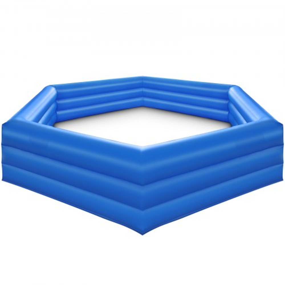 15 ft Inflatable Gaga Ball Pit with Electric Air Pump, Fast-Setup Gagaball Court for Outdoor & Indoor Family Fun