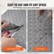 49x19ft AntiSlip Vinyl Garage Flooring Roll Diamond Texture Gray Garage Mat For Under Car Gyms Tra 5