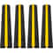 4Pack HeavyDuty Rubber Cable Protector Ramps 1Channel 22046Lbs Capacity Wire Cover For Driveways Ev