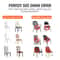50Piece Wedding Chair Covers Stretchable Spandex Slipcovers With Arched Front Design For Banquets E 3