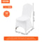 50Piece Wedding Chair Covers Stretchable Spandex Slipcovers With Arched Front Design For Banquets E 7