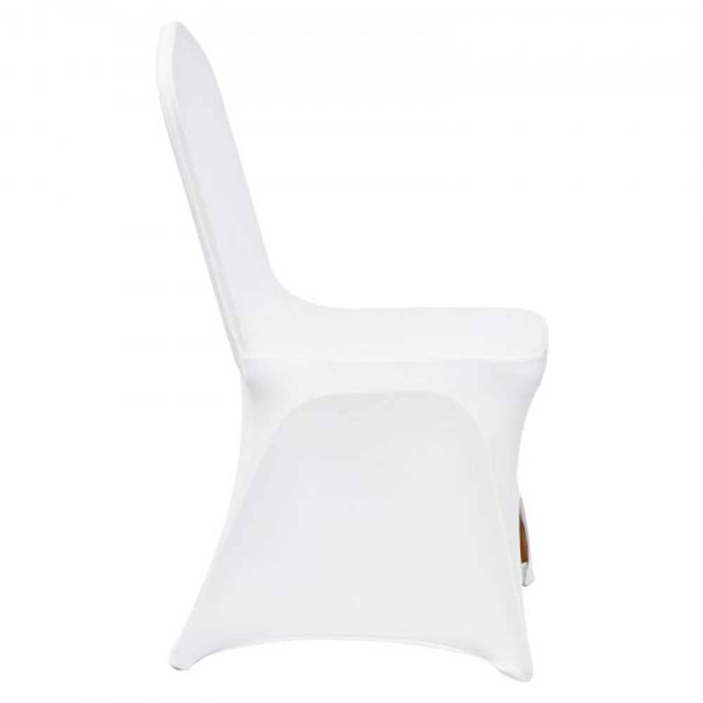 50Piece Wedding Chair Covers Stretchable Spandex Slipcovers With Arched Front Design For Banquets E 10