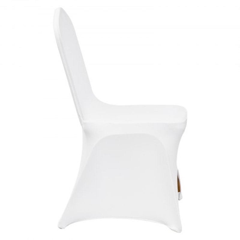 50Piece Wedding Chair Covers Stretchable Spandex Slipcovers With Arched Front Design For Banquets E 10