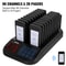 20-Pager Wireless Restaurant Paging System, F103 Model with Touch Keyboard, 500m Range & Rechargeable Batteries