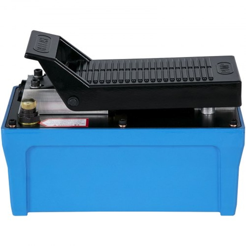 10000 PSI Air Over Hydraulic Pump FootActuated Industrial Pump With 656ft Hose 12 Gal Reservoir Fo 7