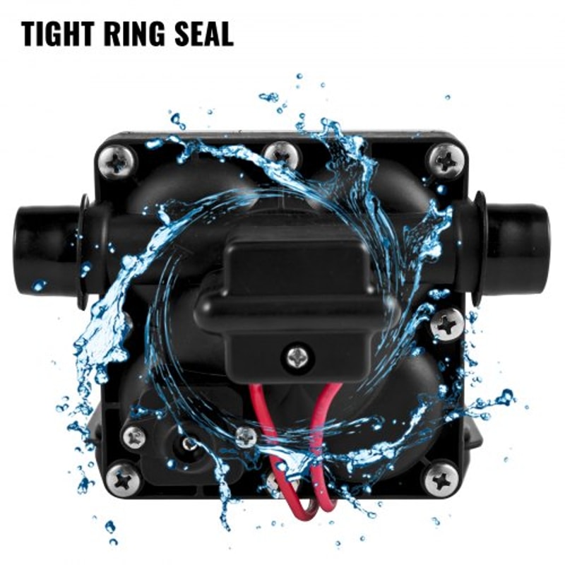 12V DC Diaphragm Water Pump 3 GPM SelfPriming RV Pump With 45 PSI Pressure Switch Filter For Marin 6