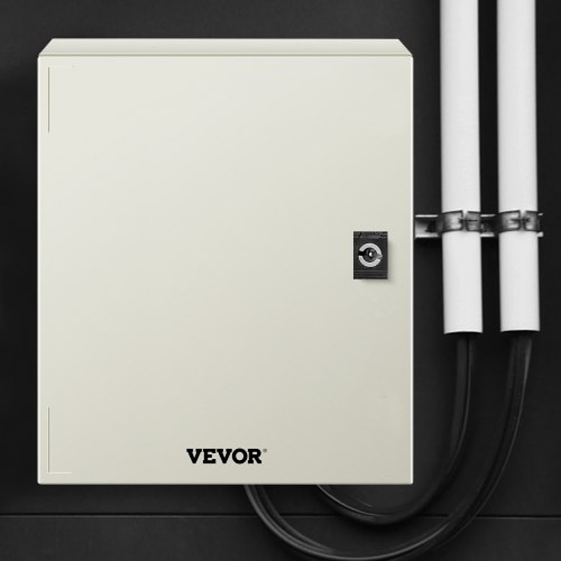 HeavyDuty Fiberglass Electrical Box 12x10x6 IP66 Rated Weatherproof Enclosure With Locking Hinge G 0