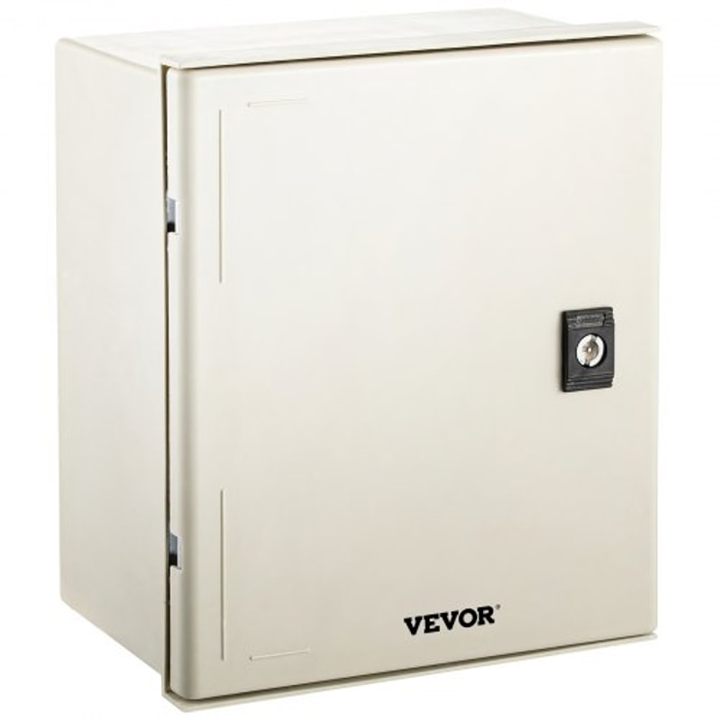 HeavyDuty Fiberglass Electrical Box 12x10x6 IP66 Rated Weatherproof Enclosure With Locking Hinge G 9