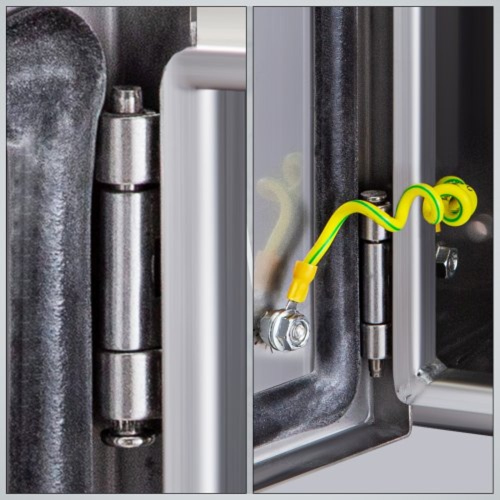 304 Stainless Steel Electrical Box 16x12x8 Heavy Duty NEMA 4X IP66 Enclosure With Reinforced Lock 4