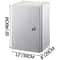 304 Stainless Steel Electrical Box 16x12x8 Heavy Duty NEMA 4X IP66 Enclosure With Reinforced Lock 7