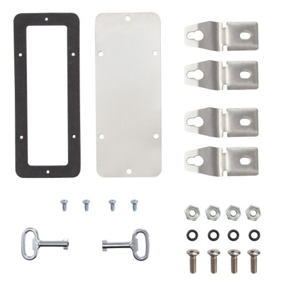 304 Stainless Steel Electrical Box 16x12x8 Heavy Duty NEMA 4X IP66 Enclosure With Reinforced Lock 8