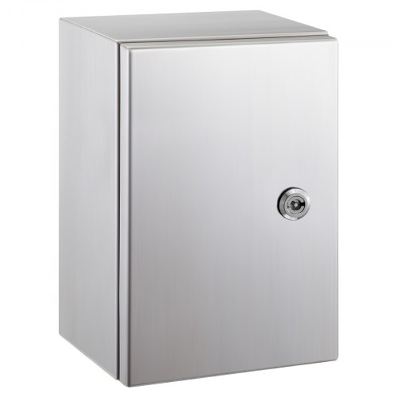 304 Stainless Steel Electrical Box 16x12x8 Heavy Duty NEMA 4X IP66 Enclosure With Reinforced Lock 10
