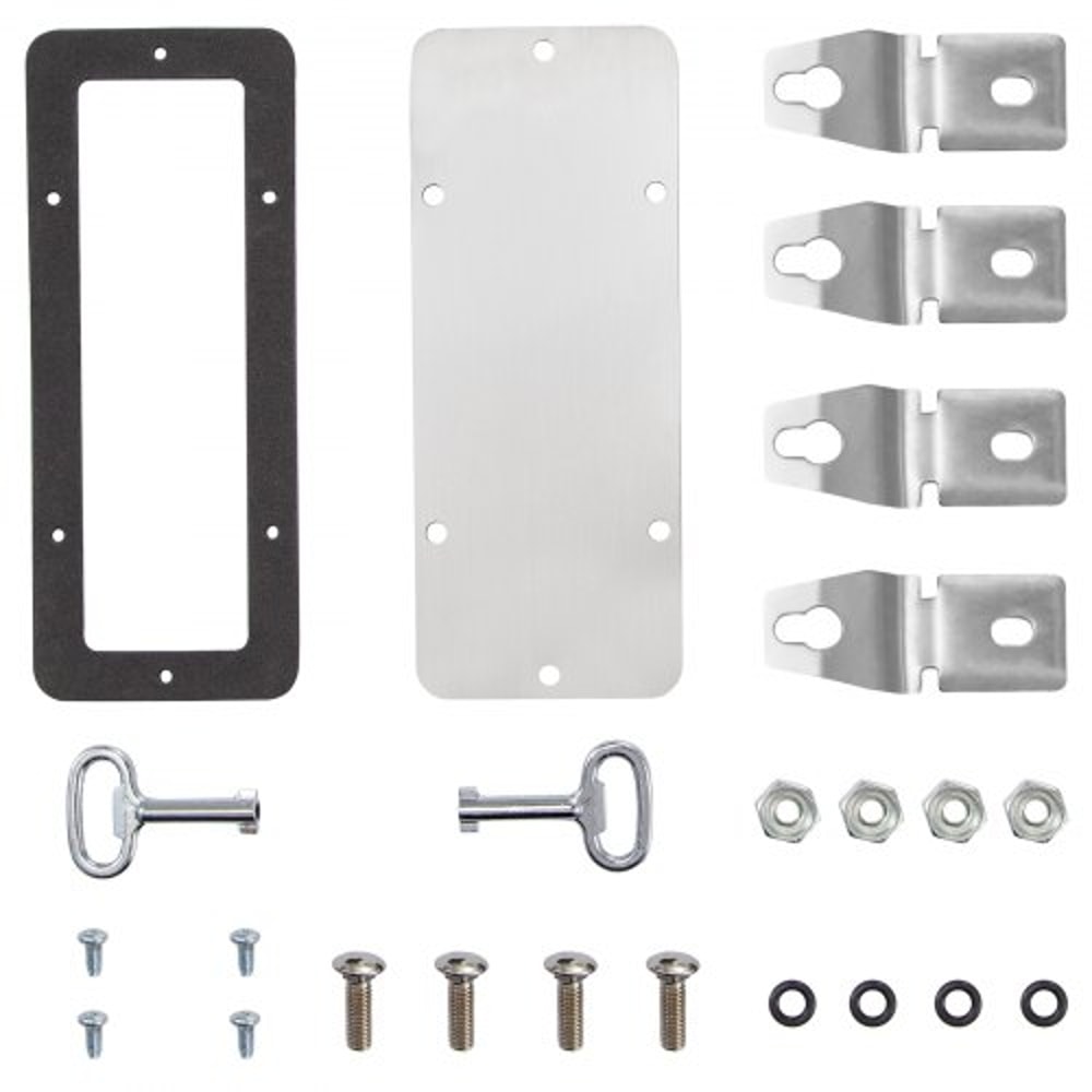 Heavy-Duty 304 Stainless Steel Electrical Box, 12x12x8" NEMA 4X Rated, IP66 Waterproof & Dustproof Enclosure