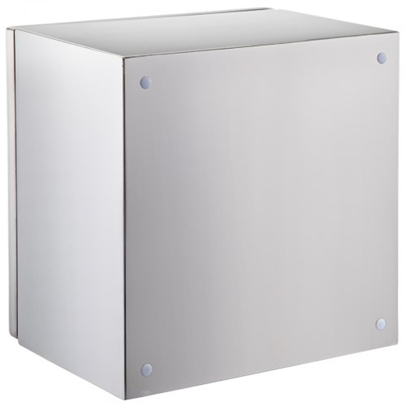 Heavy-Duty 304 Stainless Steel Electrical Box, 12x12x8" NEMA 4X Rated, IP66 Waterproof & Dustproof Enclosure