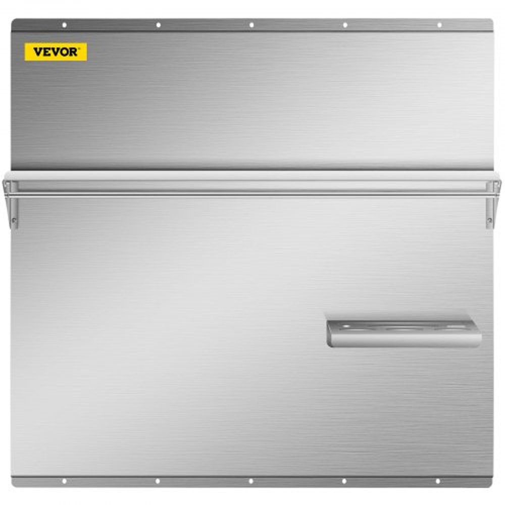 Stainless Steel Range Hood Backsplash 30 X 307 Inch Wall Shield With Storage Shelf Knife Holder Ho 8