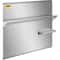 36 X 307 Stainless Steel Backsplash For Range Hood Silver Splash Plate With Builtin Storage Shelf 7